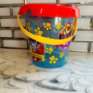 Paw Patrol Red and Blue Toy Bucket